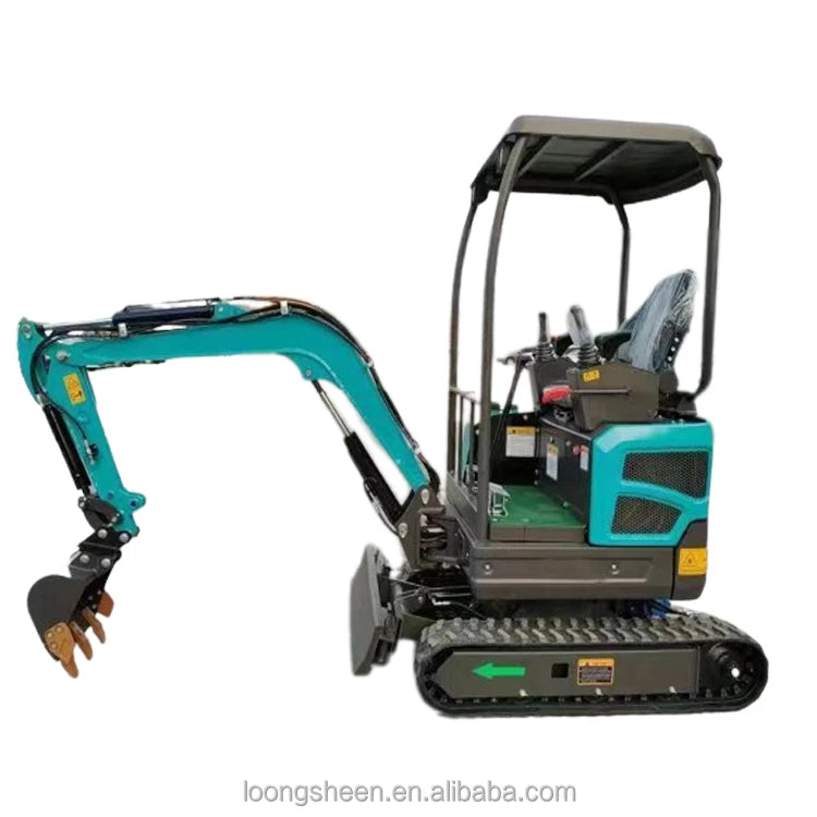 Free Shipping China Factory Shandong 2 Ton 1.5ton Zero Tail Mini Excavator Hydraulic Small Excavator Machine Home Use Pump High