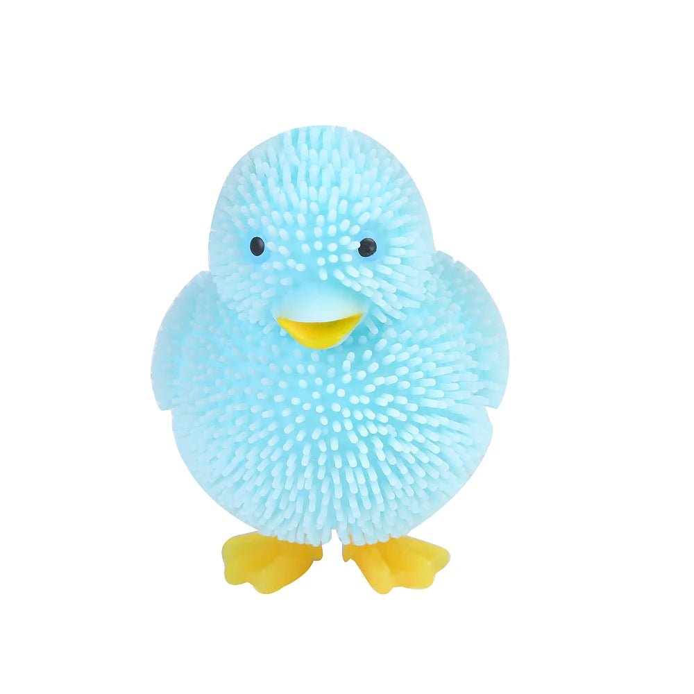 Kehui Light-Up Toy Duck Anti-Pressure Stress Relief Ball TPR & Plastic Material Factory Outlet Calming Kids' Toy