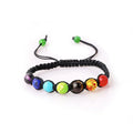 Chakra Bead Bracelets for Women 8mm 7 Chakras Anxiety Bracelet Yoga Meditation Gemstone Beads Bracelets