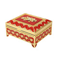 Earring Ring Storage Box for Girls New Design Metal Jewelry Box With Flower Design Gold Finished Makeup Storage Keepsake Box