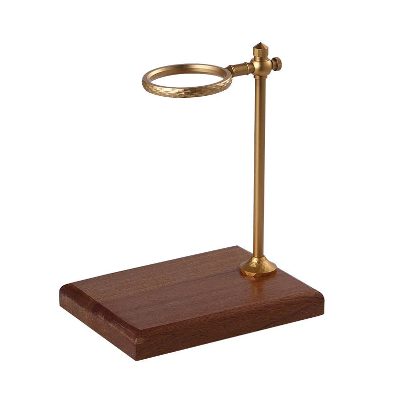Coffee Accessories  Adjustable Coffee Filter Holder Pour Over Maker Drip Station Barista Tools Wood Base Coffee Dripper Stand