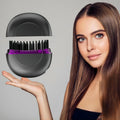 Mini Portable Wireless Hot Comb Real Temperature Negative Ion Hair Care Hair Straightening Brush Easily Charges USB Beard Comb