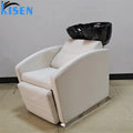 KISEN Wholesale Hair Salon Washing Shampoo Chair with Footrest
