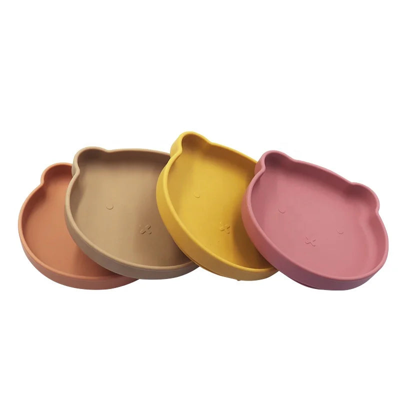 Durable & Non-Slip Silicone Dog Feeder Bowl Premium Pet Food Bowl for Puppies & Adult Dogs