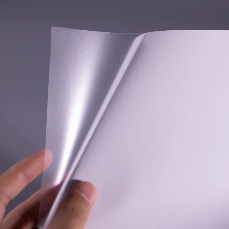 Classic Style Flexography A4 Cold Lamination Film Matte Transparent PVC Film Sheet for File Protection