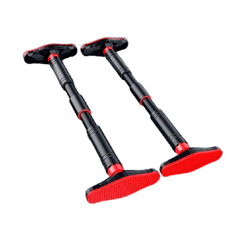 Adjustable Pull Bar Gym Horizontal Door Bar Anti-Slip Pad Quick Install No Screw Drilling Easy Removal Door Chin Horizontal Bar