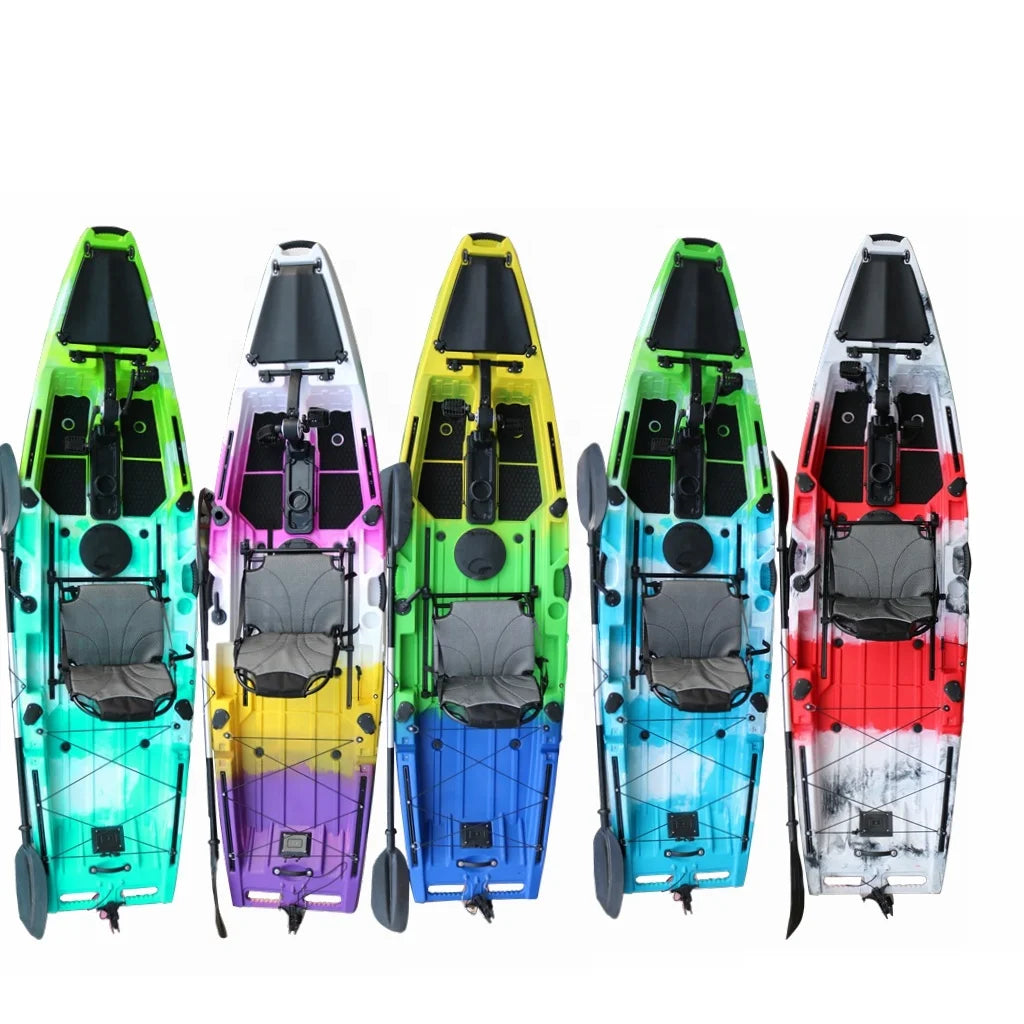 Vicking Hot Sale Pedal Drive Fishing Kayak for Adults Single Sit on Top Kayak with Rudder System