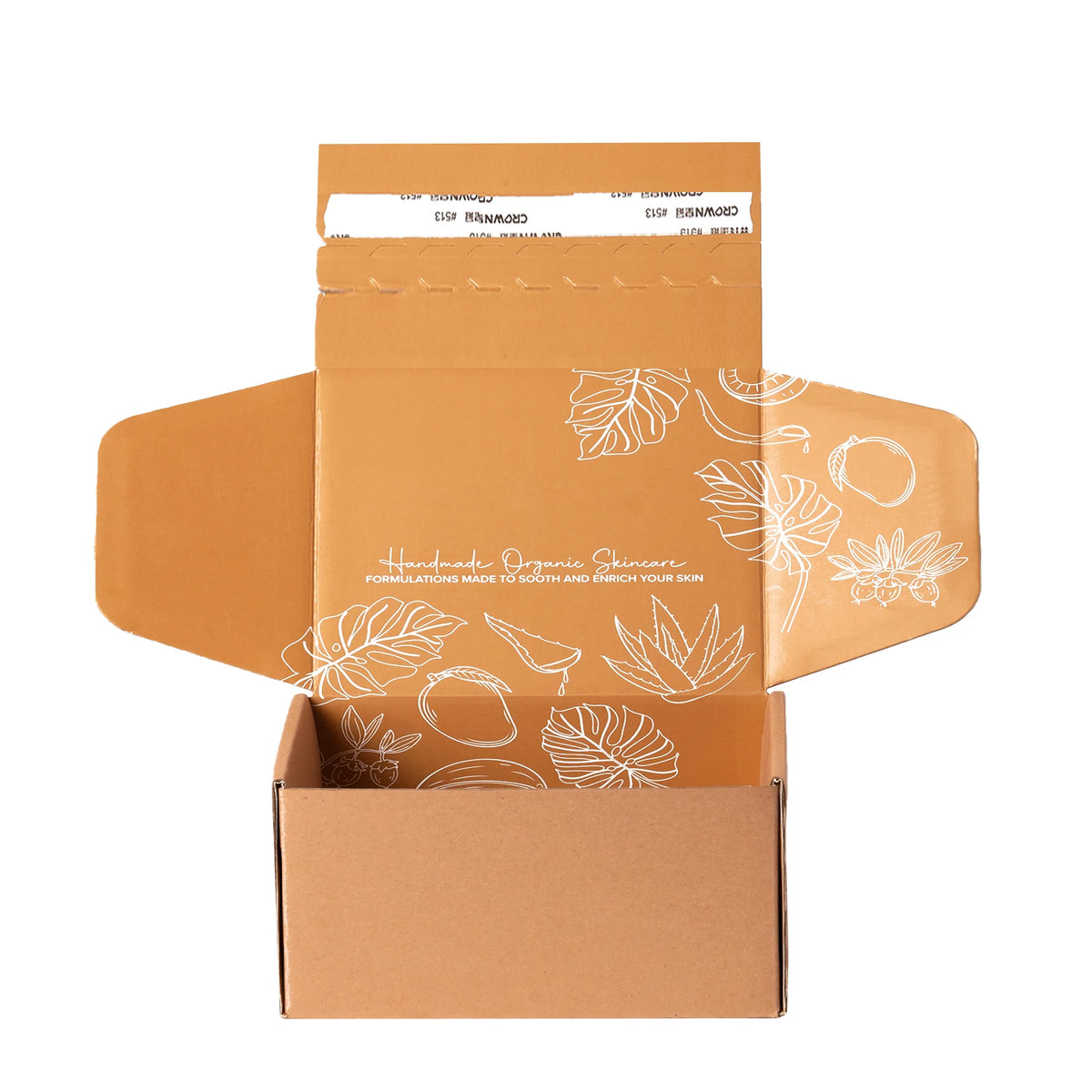Custom Print Ecommerce Corrugated Paper Boxes Recycled Cardboard Zipper Tear Strip Mailer Packaging Shipping Box Custom Logo