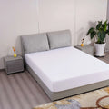 Queen Size Bed Bug-Proof Waterproof Mattress Protector Plain Style Fabric Cover Wholesale Fitted Bed Protection