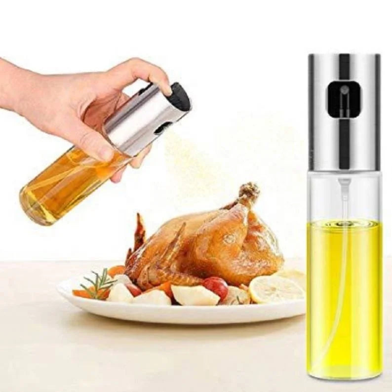 Kitchen Cruet Olive Oil Vinegar Sprayer Oil Spray Bottle Oil Pot Liquid Spray Bottle Convenient Cooking Seasoning Supplies