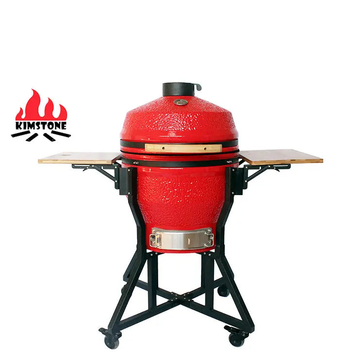 KIMSTONE 22 Inch  New Design Difflaector for Ceramic Kamadocast Iron 22inch Auplex Accessories Outdoor Duitse Bbq Kamado Grill