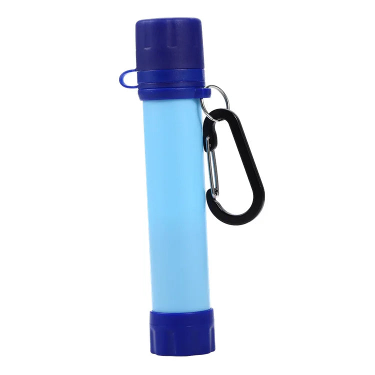 Portable Camo Water Filter Straw Kit Reusable Reverse Osmosis Membrane for Climbing Camping Survival Clean Sip Bulk Solution