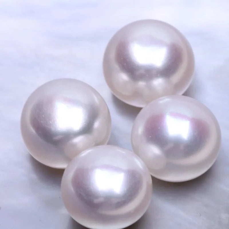 Bulk Quality 2-11mm Round Natural Fresh Water Pearl 3A Half Hole Pearl Flat Bead Jewelry