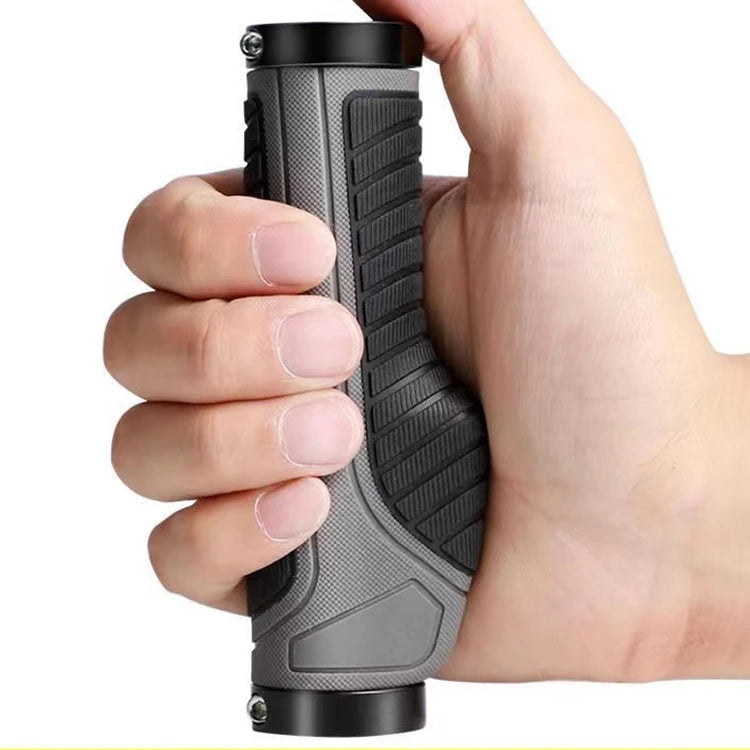 Ergonomic Anti-Skid Rubber & Engineering Plastic Comfortable Soft Bicycle Handlebar Grips for Kids' & Mountain Bikes-Bernu Brand