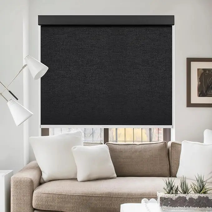 Hot Sale Cordless Roller Curtains & Valances 100% Blackout for Bedrooms Living Rooms Offices