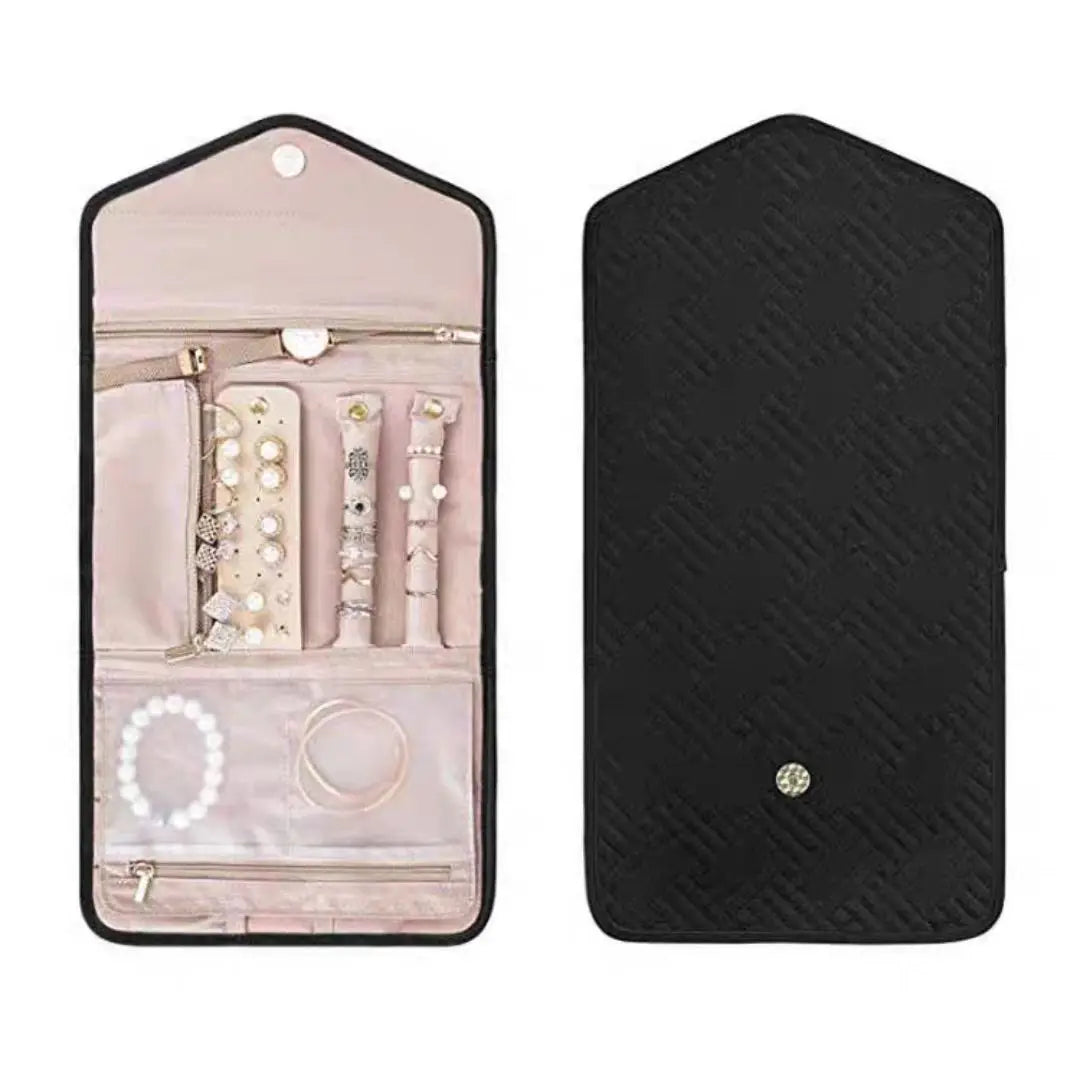 DOC Factory Wholesale Custom logo Travel Velvet Jewelry Organizer Watch Pouch Bag