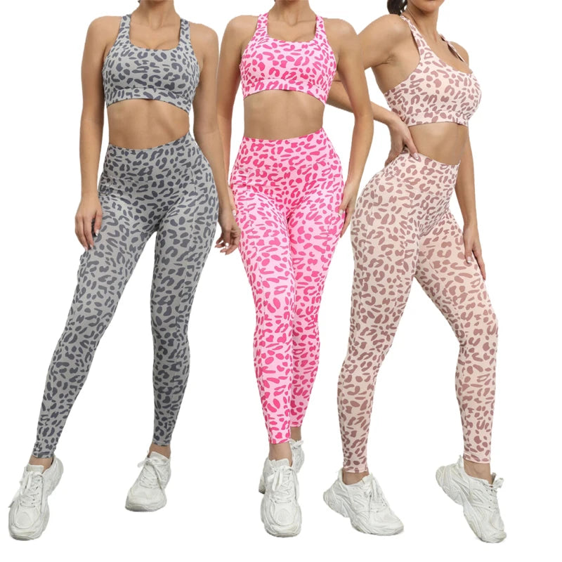 Wholesale Cheap Price Active Wear Women Sport Leggings High Waist Yoga Fitness Workout Sets