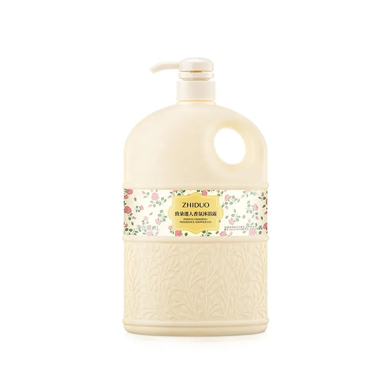 Hot Selling ZHIDUO Private Label Wholesale Body Care Charming Fragrance Shower Gel