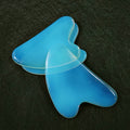 HY Natural Opalite Slice Gua Sha Traditional Acupressure Heart Guasha Massager
