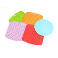 Delicate Colored Nordic Multi-Function Kitchen Gadget Silicone Mat Insulation Hot Pot Holder Heat Resistant Placemat Home Use