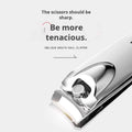 Powerful Heavy-Duty Adult Nail Clippers Pedicure Clippers with High Carbon Steel Slant Edge Household Sundries Flat Nail Clipper