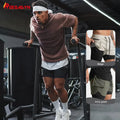 Custom Running Workout Athletic 2-In-1 Lightweight Stealth Multifunctional Training Gym Men'S Shorts