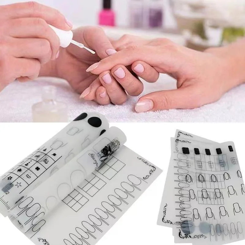 40*30cm Makeup and Manicure Printing Pads Nail Artist Workspace Pad Nail Art Manicure Silicone Mat