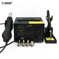 Saike 852D++ Standard Rework Station Soldering Iron Hot Air Rework Station Hot Air Gun Soldering Station 220V or 110V