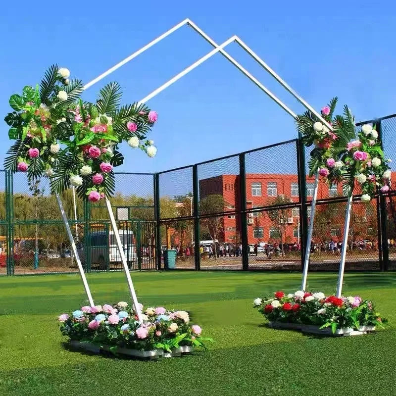 Hot Sale Metal Wedding Arch Iron Backdrop Stand for Weddings
