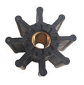 Replace Sea Water Pump Mercruiser Impeller OEM 47-862232A2 47-8M0104229 Neoprene Closed Double Flat Shaft 66mm Diameter Black
