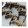 Personalized Custom Laser Engraved Idols Teams K-pop Wood Name Tag Holder KPOP Idol Artist B TS