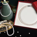 Wholesale Classic Mantou Round Pearl Necklace Necklaces for Women Pearl Fresh Water Pearl Necklace Jewelry