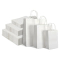 Biodegradable Printed Gift Food Takeaway Grocery Clothing Fashion Shopping Carry 24*17*28 Handles Packaging Bag