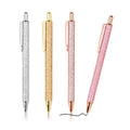 Cute Pink 1.0mm Writing Width Retractable Metal Ballpoint Pen Novelty Business Novel Promotional Pen Gift Toy for School Student