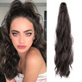 AU GOOD Quality Female Vietnamese Raw Hair Hair Natural Women Invisible Clip-on Curly Weft Ponytail