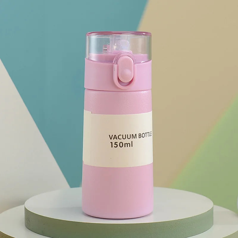 FX Factory 150ml Pink Color Stainless Steel Vacuum Cup Fashion Simple Business Gift Small Fresh Wholesale Water Bottle