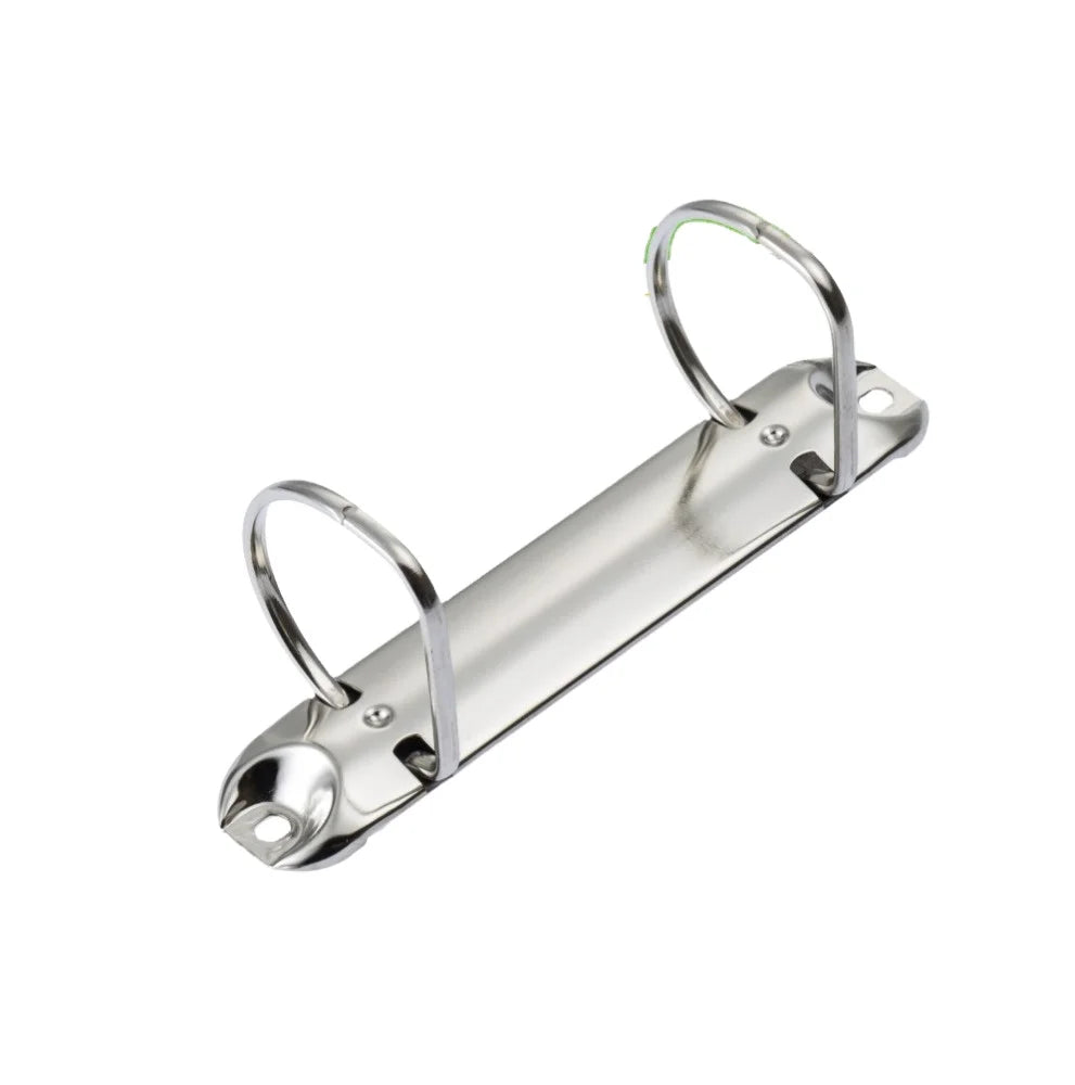 Customizable Black Silver & Copper Metal Binder Clips File Rings for Notebook Binders and Office Binding Supplies
