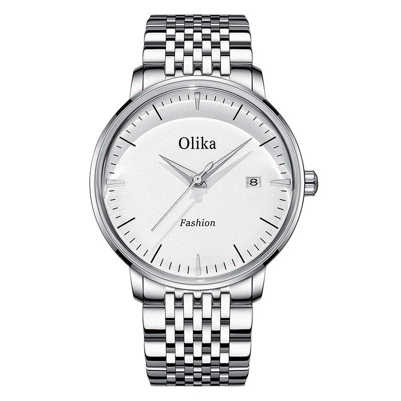 OLIKA Customizable Automatic Mechanical Sport Watch for Men Japanese Movement Waterproof Stainless Steel Case 22mm Band Pointer