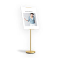 BOZE Telescopic Display Stand 58-104cm Aluminum Outdoor Use for Exhibition & Supermarket Black/Silver/Champagne