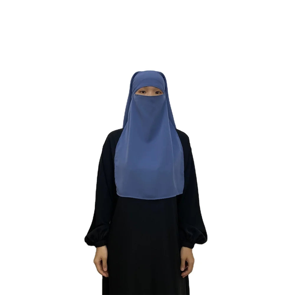 CCY Middle East Turkey Dubai Fashionable Nida Veil Muslim Modest Hijab With Niqab Stylish Islam Hijabs