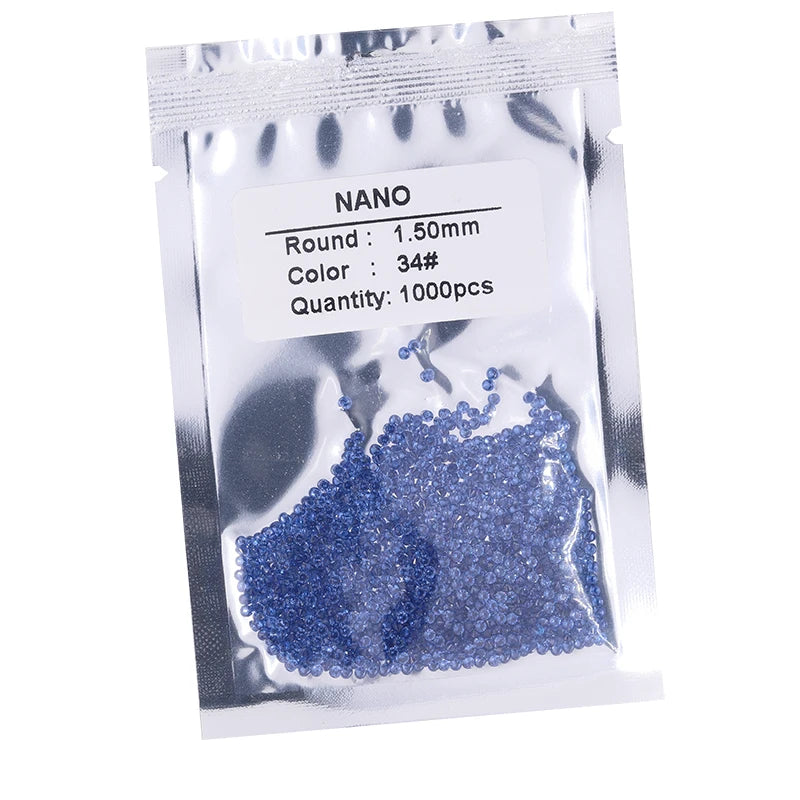 Starsgem Blue Sapphire Black Green Nano Stone Heat Resistance Nano Gemstones
