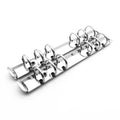 Supply LTR175-6-25/20 Personal A6 1 Inch Capacity 6 Ring Metal Binder Mechanism
