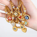 44 Styles Love Eye Bracelet Personalized Fashion Turkey 18K Gold Plated Stainless Steel Bracelet Drop Oil Shinning Women Bangle