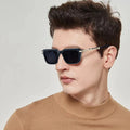 New Fuqian Steampunk Retro Square Full Rim Frame Sunglasses Men % UV Protection China Zhejiang Wholesale Fashion Sample