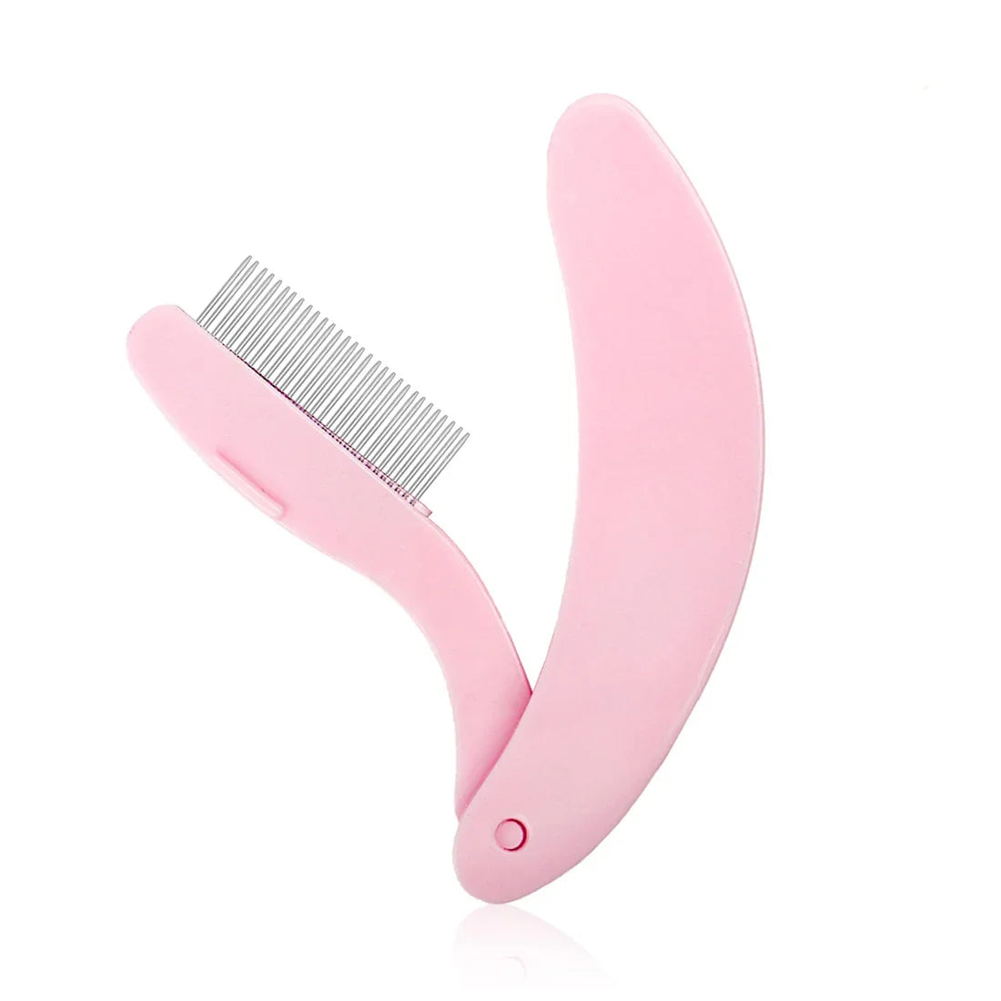 VEYES Disposable Foldable Portable Eyelash Comb Nylon Fan Brush Eco-Friendly Plastic Handle Super Soft Eyelash Cleaning Custom