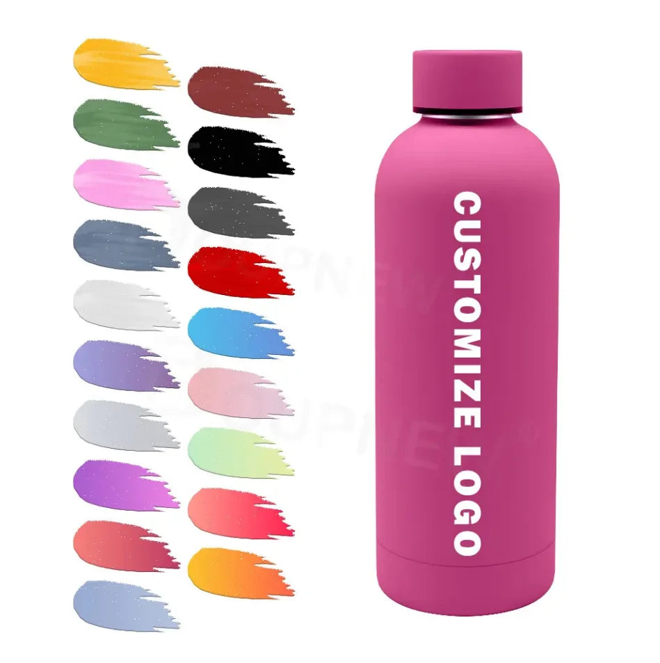 Custom Logo Double Wall Vacuum Insulated Water Bottle Double Wall Vacuum Insulated Stainless Steel Gym Bottle for Sports Fitness