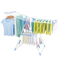 Folding Aluminum Drying Rack with Nickel Surface and Heater Modern Design for Apartment Use Towel & Cloth Rails