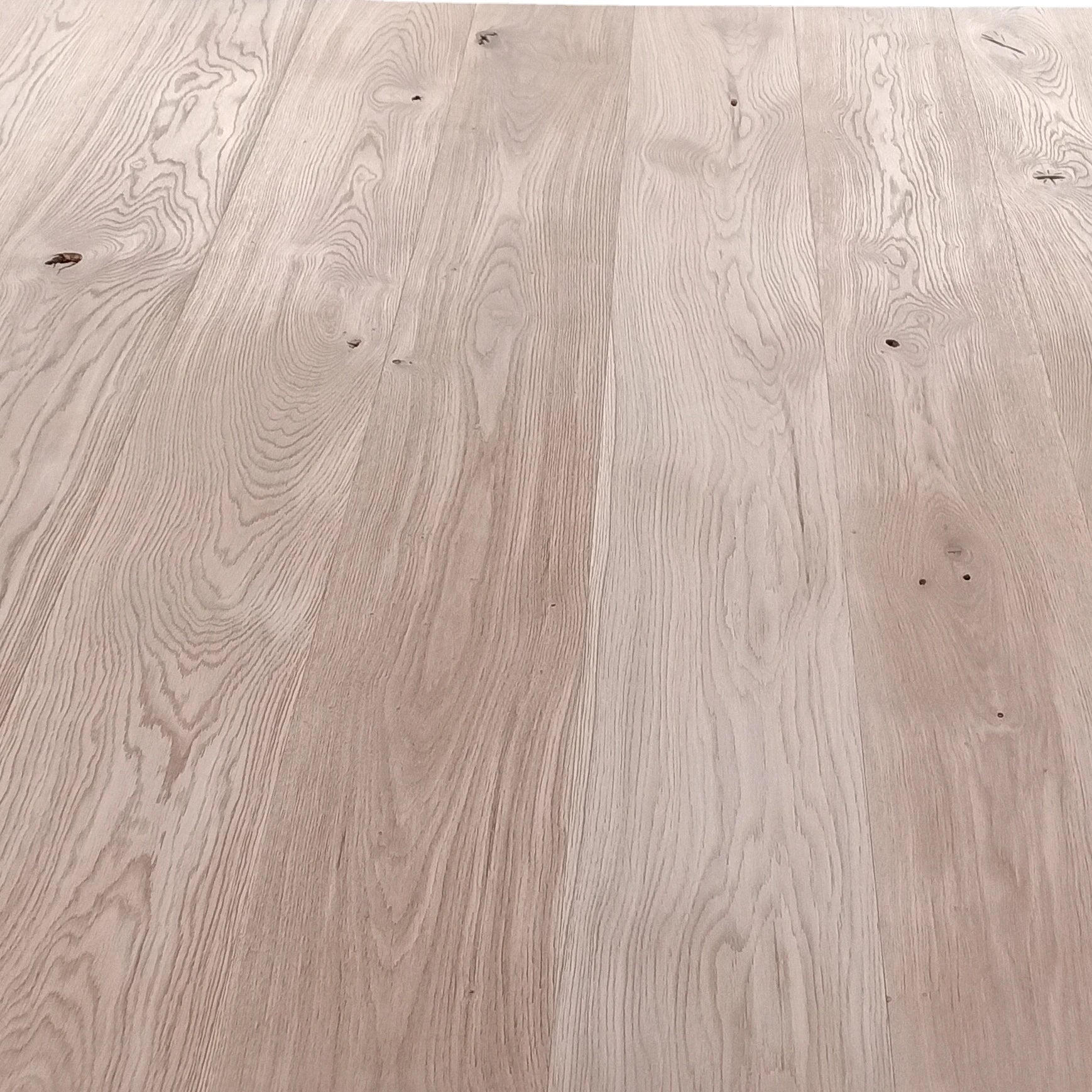 Unfinished European White Oak 3-Layer Engineered Hardwood Flooring Modern Design for Villa