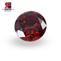 Baifu Jewelry Top Quality Loose Round Dark Garnet CZ