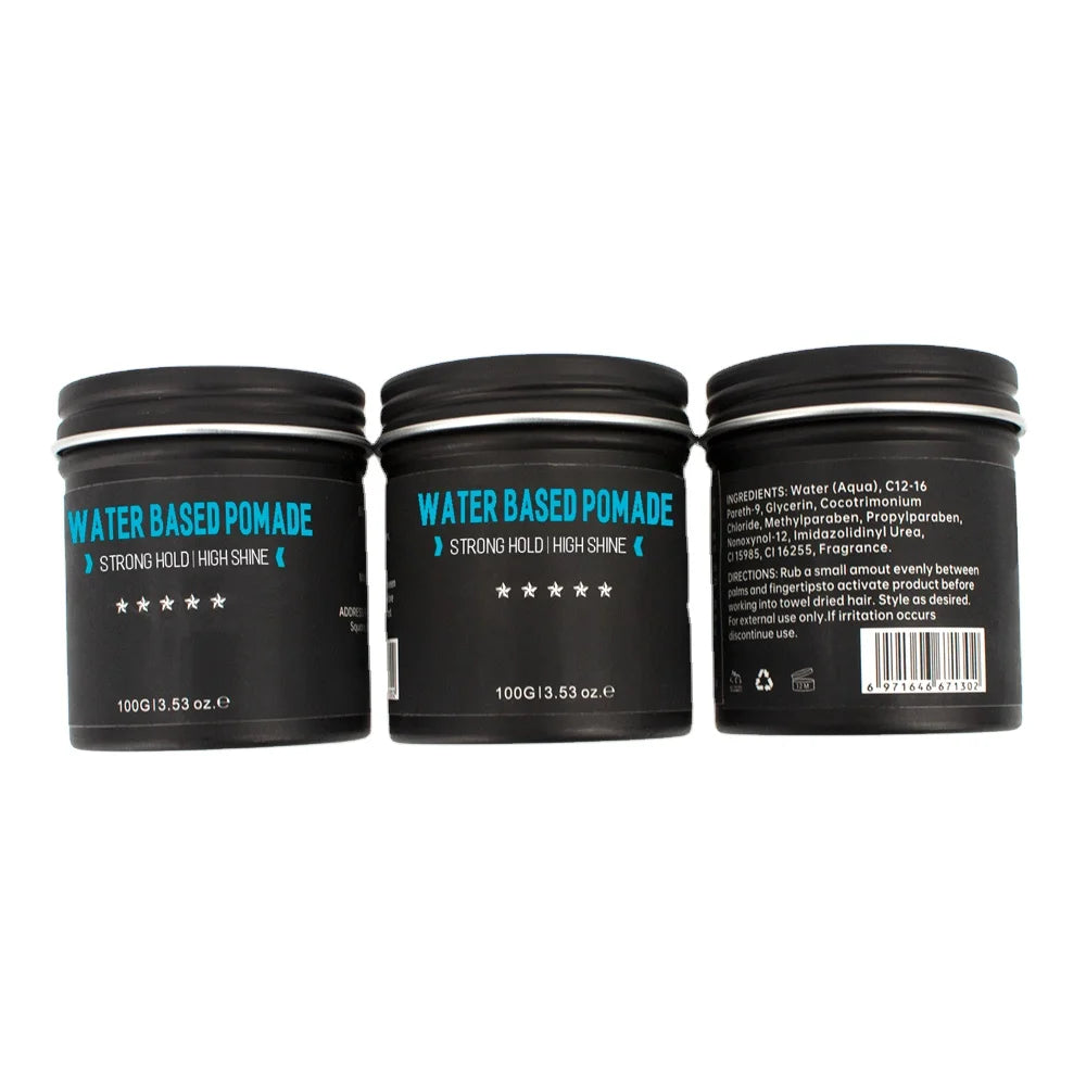New Arrival Private Label Curly Hair Hair Extension Strong Hold Organic Water-Based Matte Cream Pomade Vitamins Heat Protection